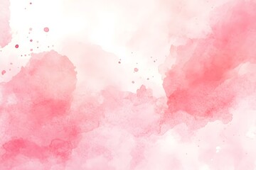 Soft pink watercolor background with abstract textures and gradients.
