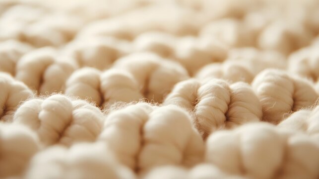 Soft Beige Wool Texture Background