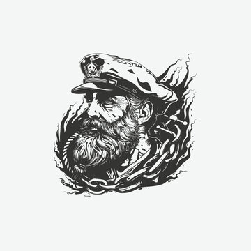 mariner vector illustration