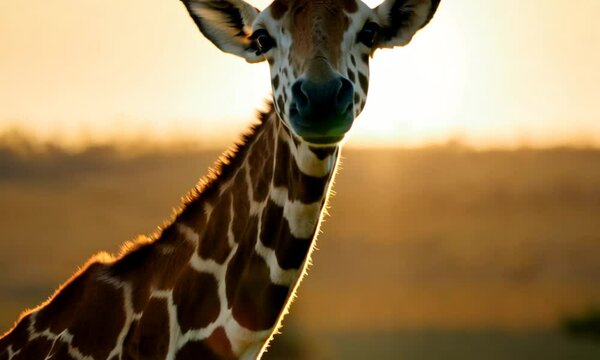 キリンのクローズアップ｜Close-up of giraffe