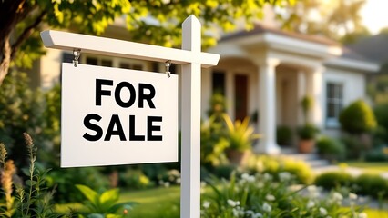 For sale real estate sign