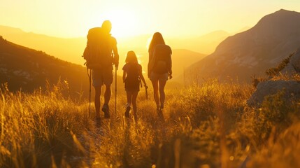 sunrise in the mountains
