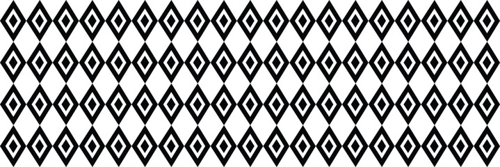 Black and white diamond pattern background. Basic geometric pattern seamless .Diagonal chess tile illustration. 