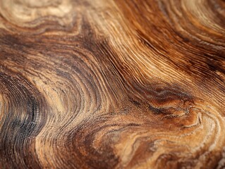 Naklejka premium Aged wood texture with a rough surface and deep grain lines in various shades of brown and black, showcasing natural imperfections and rustic characteristics.