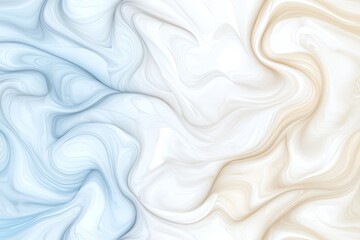 Mesmerizing Abstract Gradient Design with Dynamic Swirls of Light Blue and Creamy Beige Tones for Creative Projects