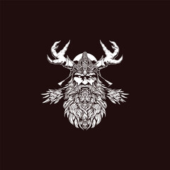 odin logo vector illustration