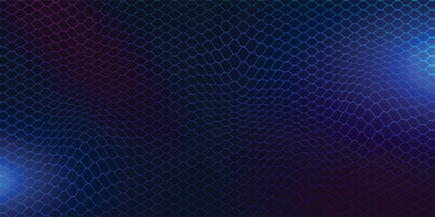 Abstract Waving Particle Technology Background Design. Abstract wave moving dots flow particles, hi-tech and big data background design for brochures, flyers, magazine, business card, banner.