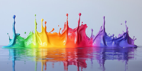 rainbow paint