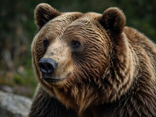 Fototapeta premium Eurasian brown bear (Ursus arctos arctos), also known as the European brown bear.
