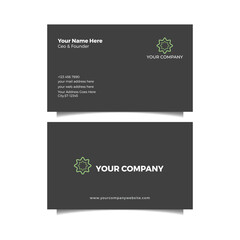 clean and creative business card design