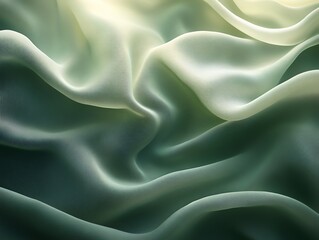 Obraz premium A soft, flowing fabric with a gradient of light colors, creating a calming visual effect.