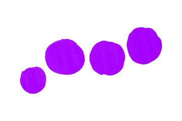 isolated Shiny purple brush watercolor painting  on transparent background. watercolor png