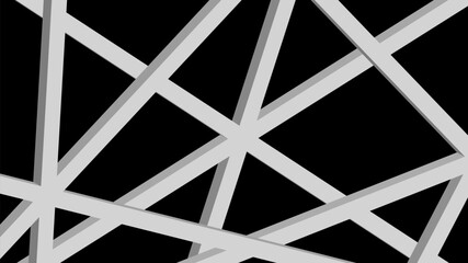 Abstract 3d Geometric paper cut background white colors.