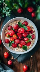 Strawberry Oatmeal Breakfast Bowl: A Delicious and Healthy Summer Treat