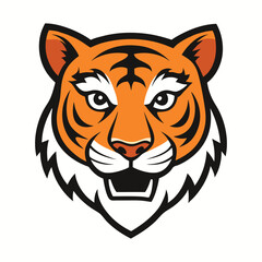 A fierce and dynamic tiger attack mascot logo, featuring an aggressive tiger in mid-pounce with sharp claws and intense eyes, symbolizing strength, power, and determination.