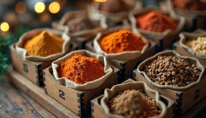 Advent Calendar with Soup Seasoning Mixes