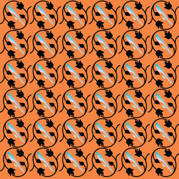 WebExplore a seamless, modern floral pattern with unique shapes and LYFE-inspired elements. This repeated vector design is perfect for digital, print, and creative projects requiring timeless aestheti