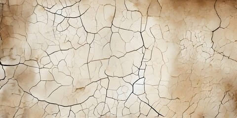 An abstract texture showcasing a crackle effect, mimicking a naturally aged, cracked surface.