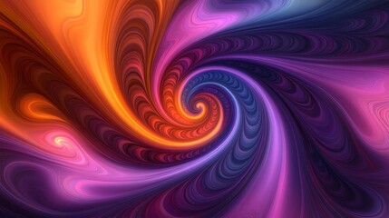 Obraz premium A vibrant swirl of colors creating a dynamic, abstract pattern.