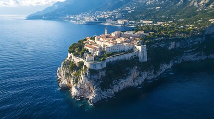 The Principality of Monaco on the French Riviera