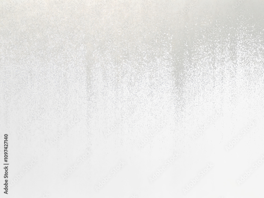 Poster abstract grayscale texture with gradient from white to black, resembling sprayed paint or dust.