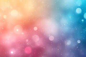 Abstract colourful bokeh background