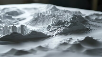 Sculptural City: A 3D Model of Urban Architecture