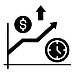 Yield Curve Icon