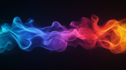 Fototapeta premium Abstract colourful smoke texture background