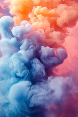 Fototapeta premium Abstract colourful smoke texture background