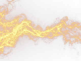 Abstract fiery stream on black Transparent Background.