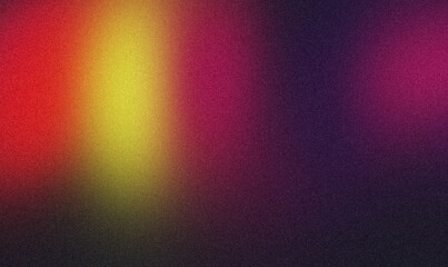 Abstract glowing color gradient grainy background. Smooth purple blue pink orange black color noisy gradient, vibrant color flow, bright, shine, website header design, cover, banner, poster