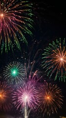 Fototapeta premium fireworks in the night sky