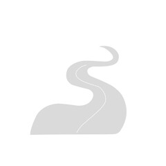 winding road vector