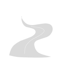 winding road vector