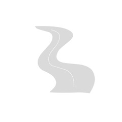 winding road vector