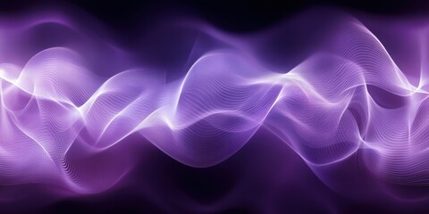 Obraz premium Rippled vibrations Misty lilac A visualization of sou