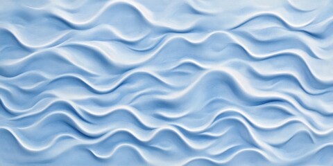 Obraz premium Subtle wave motions Powder blue A visualization of so