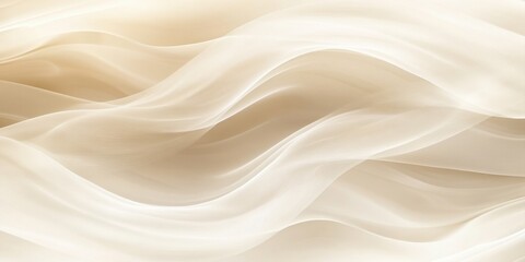 Obraz premium Waves of harmony Pale beige A visualization of sound 