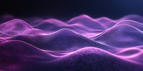 Obraz premium vibrations Lavender hues A visualization of 