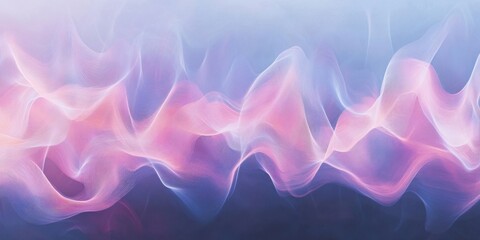 Obraz premium vibrations Muted violet A visualization of s