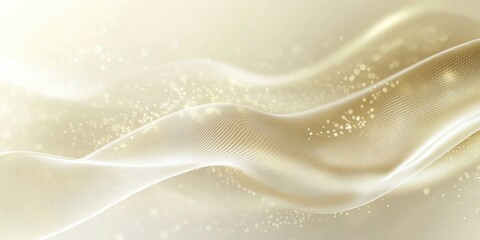 Obraz premium vibrations Soft yellowish tones A visualizat