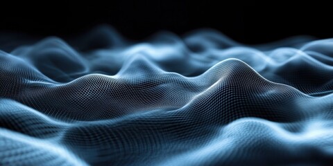 Obraz premium beats Soft coral A visualization of sound wav