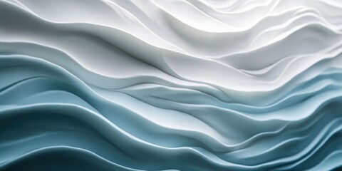 Obraz premium vibrations Serene whites A visualization of s