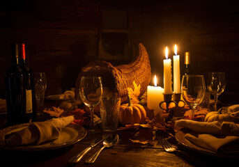 Rustic Thankgiving Dinner