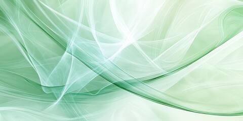 Obraz premium sound waves Light pastel greens A visuali
