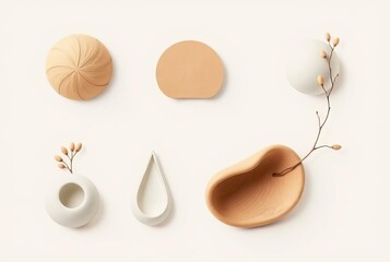 Organic Forms Nature inspired shapes and forms that evoke a sens
