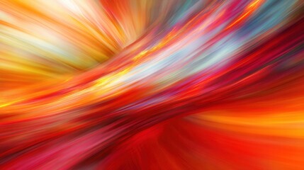 Abstract Swirling Red Orange Yellow and Blue Hues, Dynamic Motion Blur Background Texture