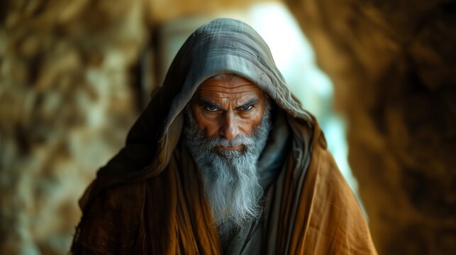 A prophet of God, a character from biblical times, Um profeta de Deus, um personagem dos tempos b&iacute;blicos