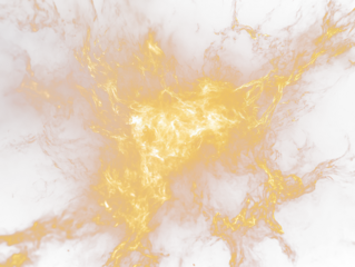 Abstract fiery inferno, burning bright orange and yellow flames against a dark Transparent Background.